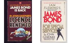 The John Gardner's Bond Publication Order Book Series By  