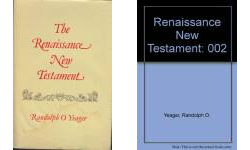 The The Renaissance New Testament Publication Order Book Series By  